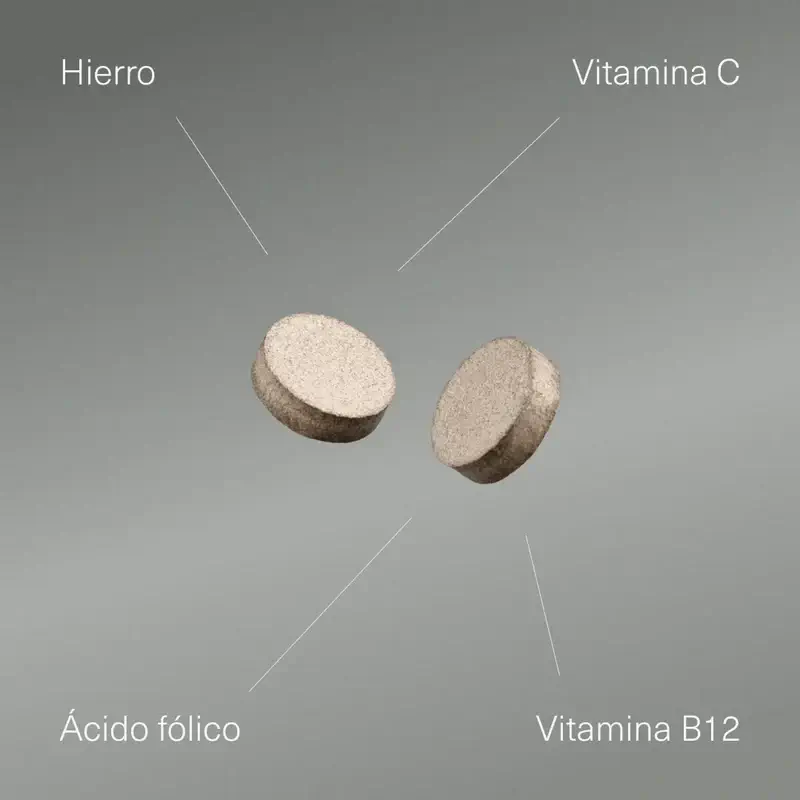 Aldous Bio Eisen Vitamin C, B12 & Folsäure , 200 Kapseln