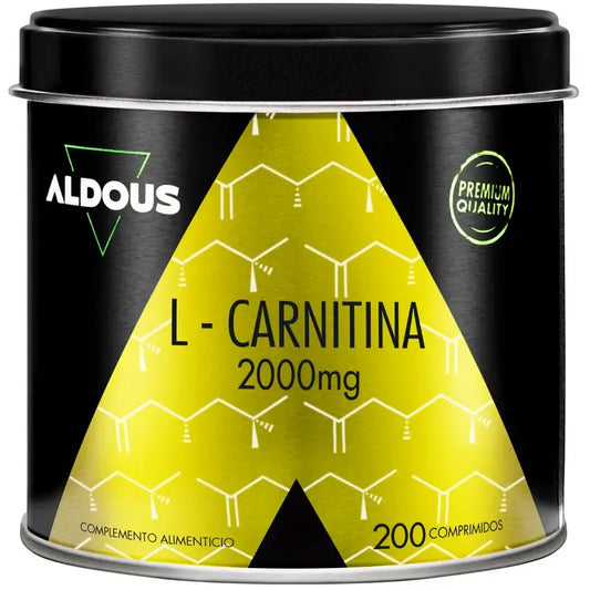 Aldous Bio Bio L Carnitin 2000Mg Pre Workout & Muskel Erholung Ergänzung, 200 Tabletten
