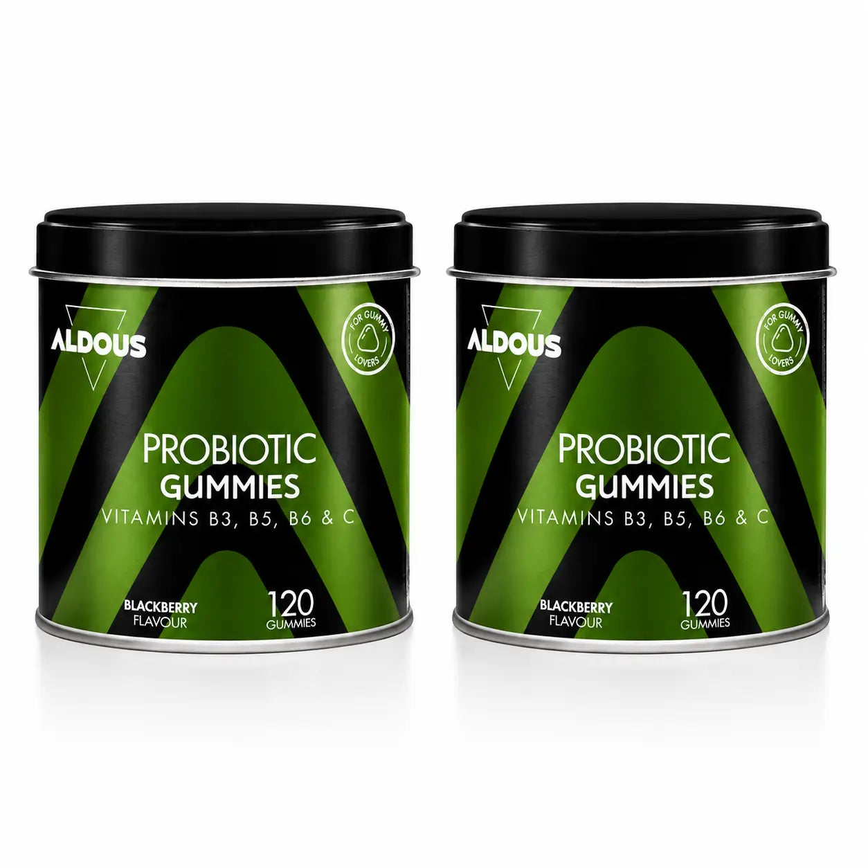 Aldous Bio Probiotika mit Vitaminen in Gummibärchen, 120, Packung 2