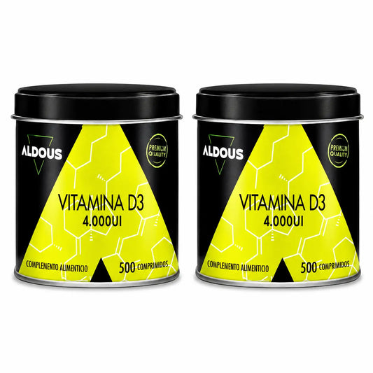 Aldous Bio Vitamin D3 4000 IU , 500 Tabletten , Packung 2