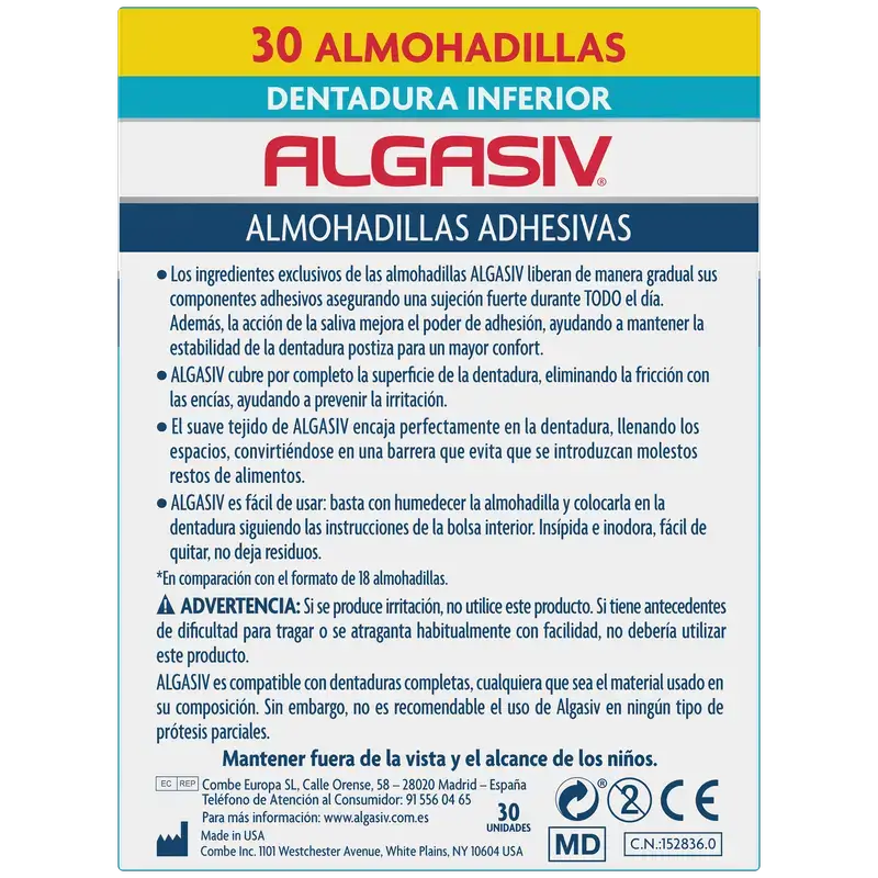 Algasiv Klebepads für Unterschenkelprothesen 30 Stk.