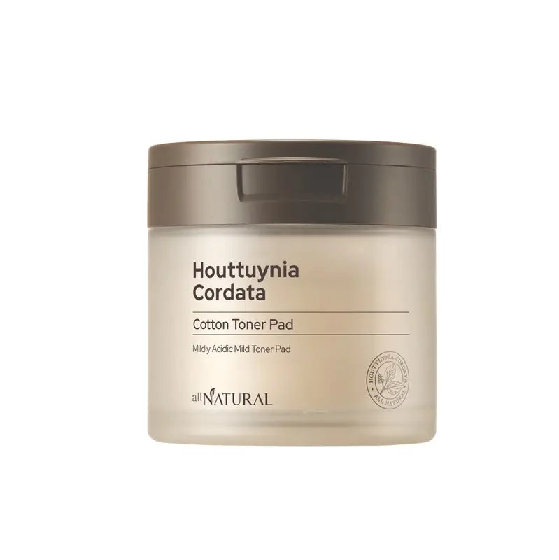 Natürliches Houttuynia Cordata Tonic Pad aus Baumwolle, 60 Stück.