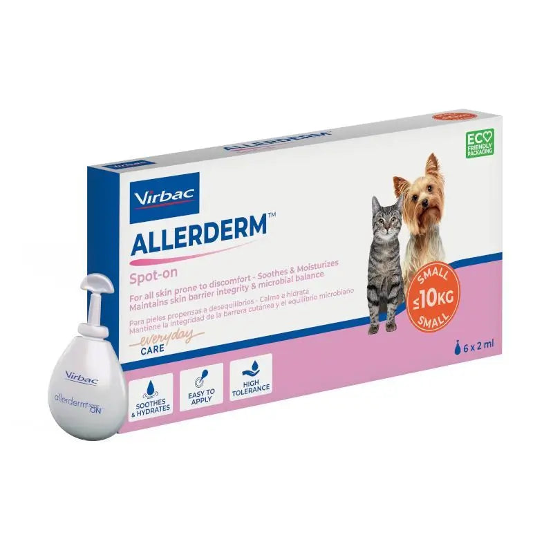 Virbac Allerderm Spot-On 2 ml 6 Pipetten