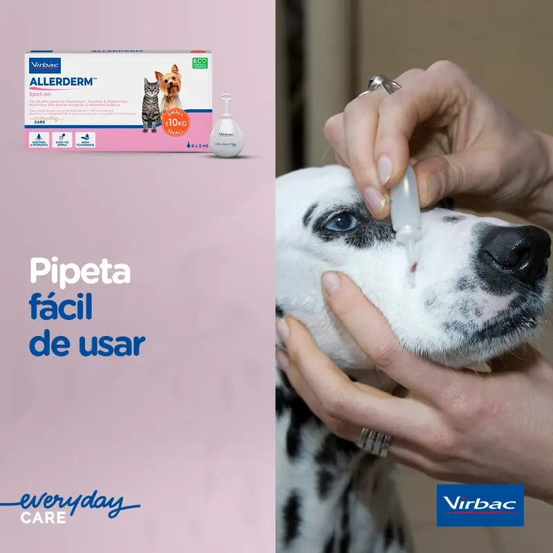 Virbac Allerderm Spot-On 2 ml 6 Pipetten