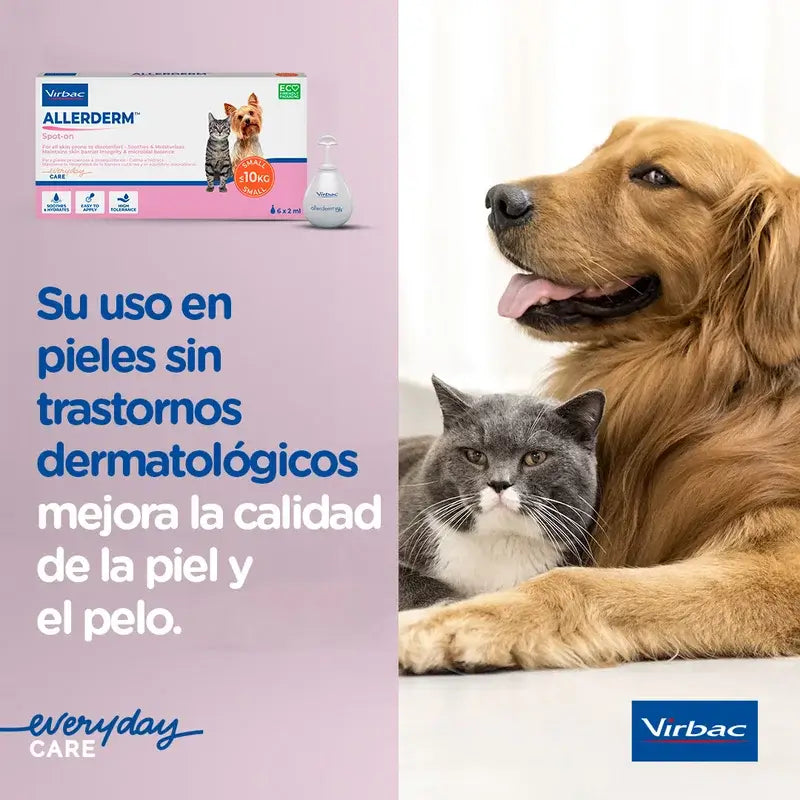 Virbac Allerderm Spot-On 2 ml 6 Pipetten