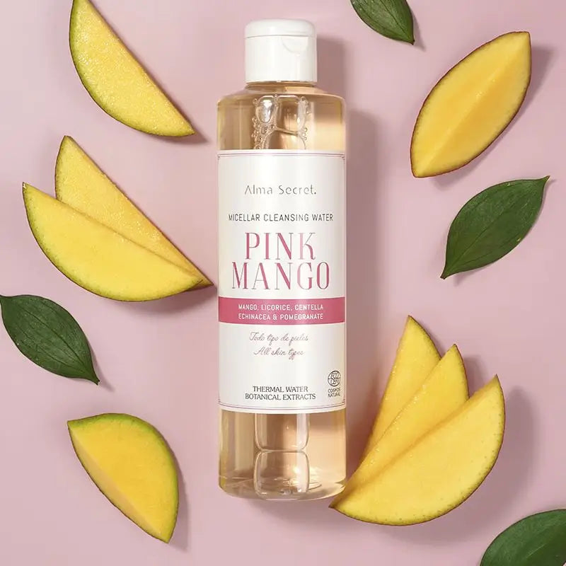 Alma Secret Pink Mango Micellar Water mit Mango, Lakritze, Centella und Granatapfel, 250 ml
