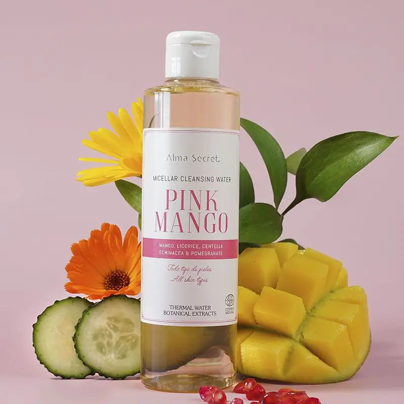Alma Secret Pink Mango Micellar Water mit Mango, Lakritze, Centella und Granatapfel, 250 ml