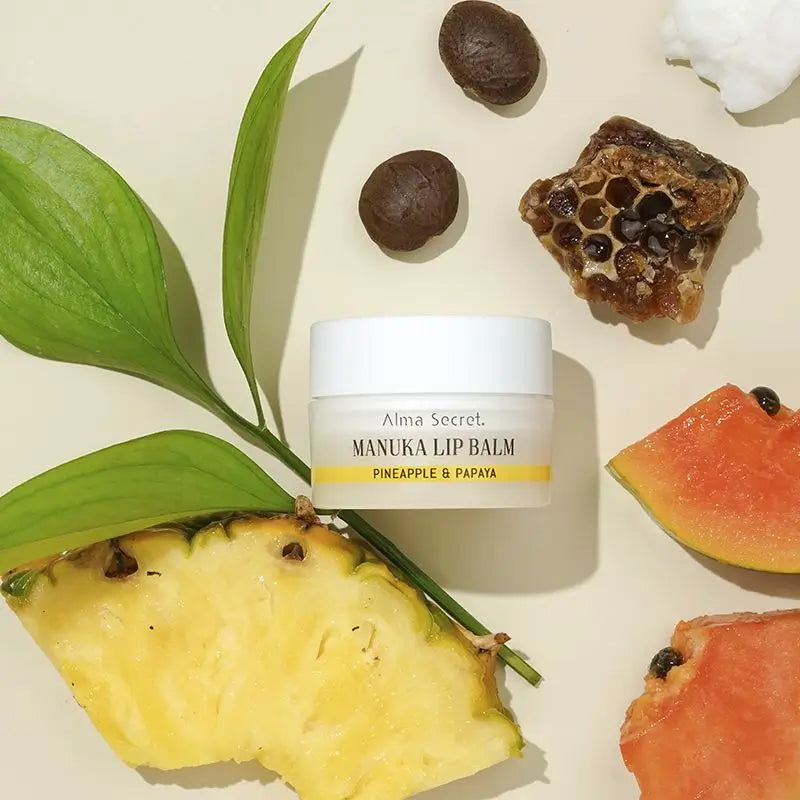 Alma Secret Inca Inchi & Manuka Lippenbalsam - Ananas & Papaya - Alma Secret Lippenbalsam - Inca Inchi & Manuka - Ananas & Papaya