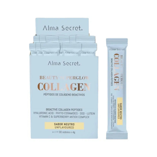 Alma Secret Beauty Superglow Collagen Neutral Geschmack , 30x3 g