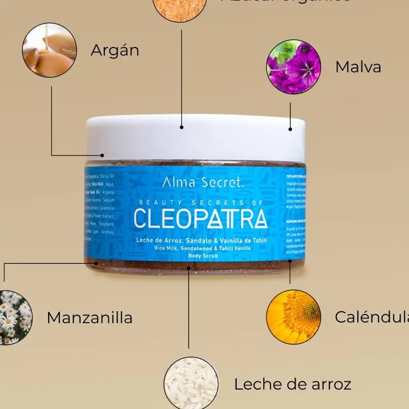 Alma Secret Cleopatra Reismilch-Peeling mit Sandelholz und Vanille