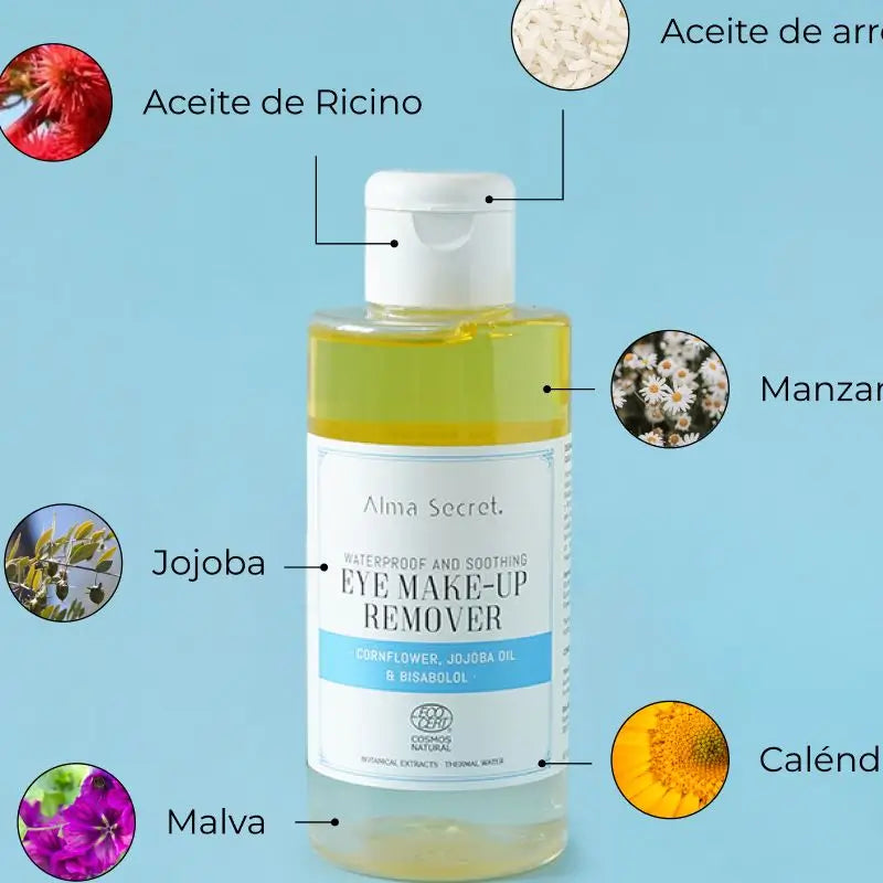 Alma Secret Sanfter Augen-Make-up-Entferner mit Kornblume, Jojoba und Bisabolol