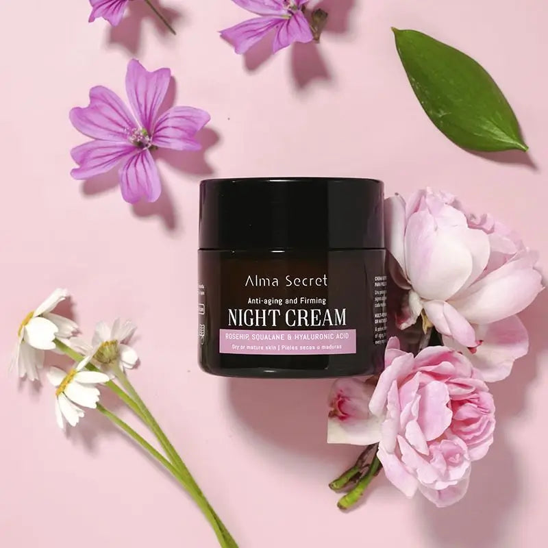 Alma Secret Anti-Ageing Repairing Night Cream R. Mosqueta, Squalan & Hyalur.