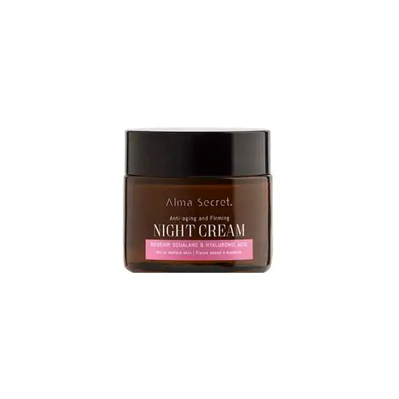 Alma Secret Anti-Ageing Repairing Night Cream R. Mosqueta, Squalan & Hyalur.