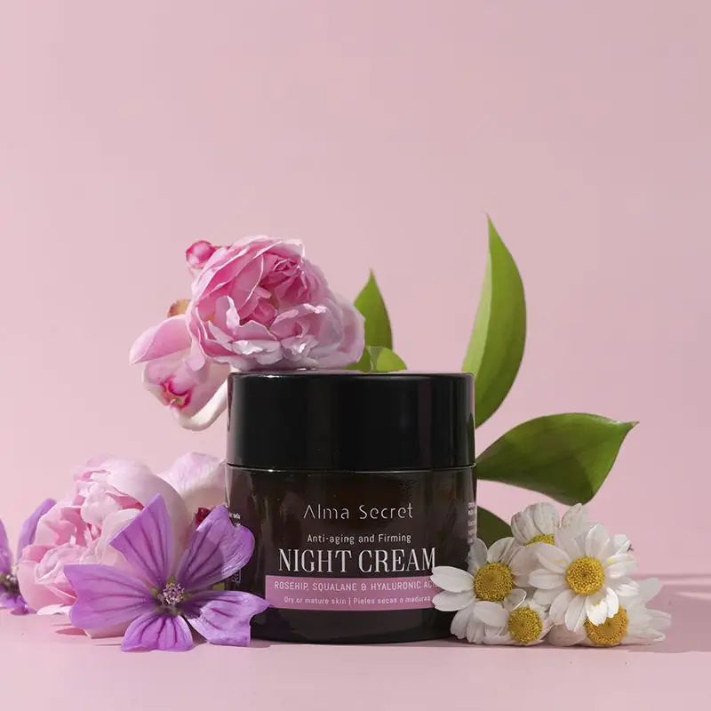 Alma Secret Anti-Ageing Repairing Night Cream R. Mosqueta, Squalan & Hyalur.