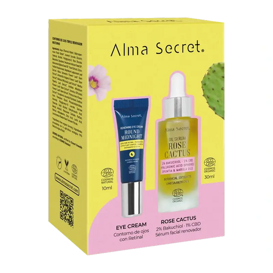Alma Secret Pack Rose Cactus 30 Ml + Augenkontur Midnight Retinal 10 Ml