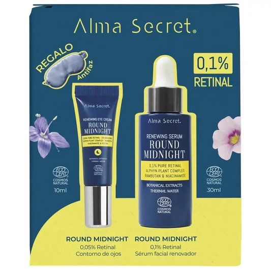 Alma Secret Pack Netzhautserum 0,1% 30 ml + Netzhaut Augenkontur 10 ml + Maske