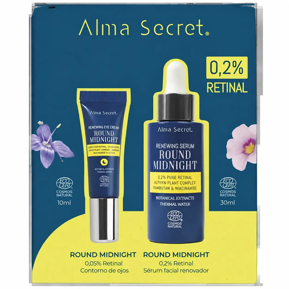 Alma Secret Pack Retinal-Serum 0,2 %, 30 ml + Retinal-Augencreme 10 ml