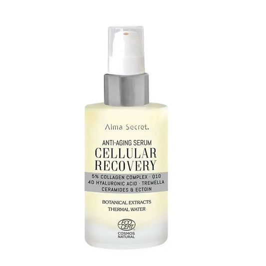 Alma Secret Cellular Recovery Serum 5% Kollagenkomplex, Q10, 4D Hyaluronsäure, Tremella, Ceramide & Ectoin