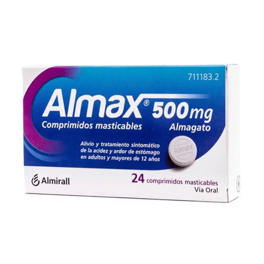 Almax 500 mg, 24 Kautabletten