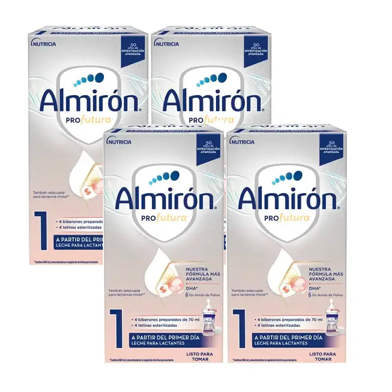 Almirón Profutura 1 Mini-Flasche, Packung 16 x 70 ml, 1.120 ml