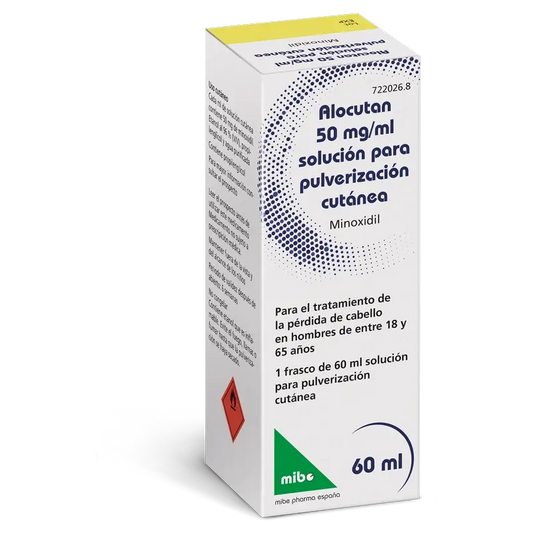 Alocutan 50 mg/ml Minoxidil Hautspray-Lösung 1 Flasche, 60 ml