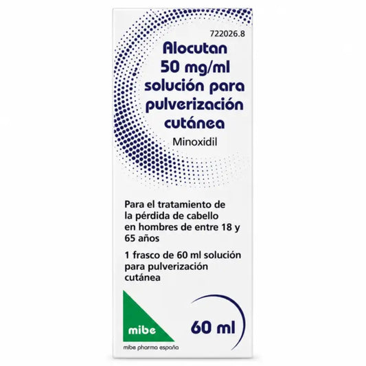 Alocutan 50 mg/ml Minoxidil Hautspray-Lösung 1 Flasche, 60 ml
