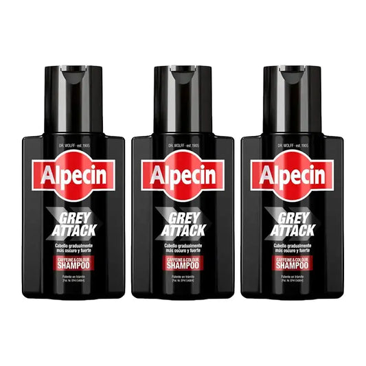 Alpecin Grau Angriff, 3 X 200 Ml
