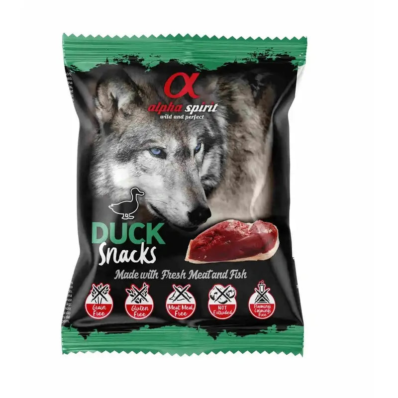 Alpha Spirit Hundesnacks mit Ente 24X50Grs
