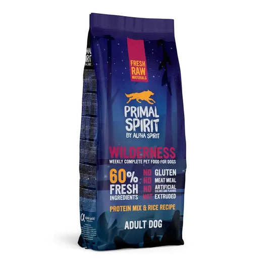 Alpha Spirit Canine Primal 60% Wildnis 12Kg