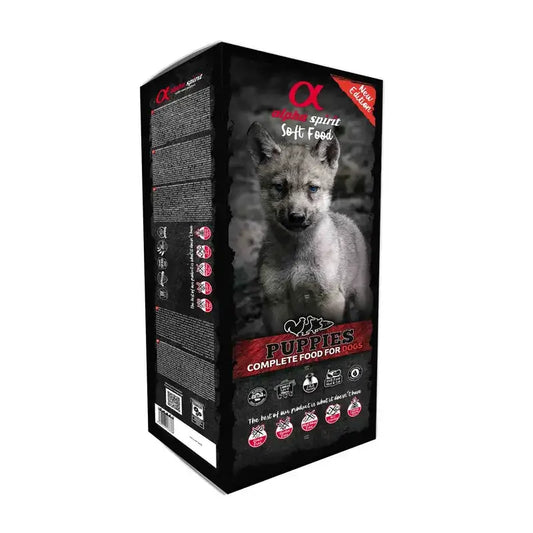 Alpha Spirit Hundewelpe Halbfeuchte Box 9Kg