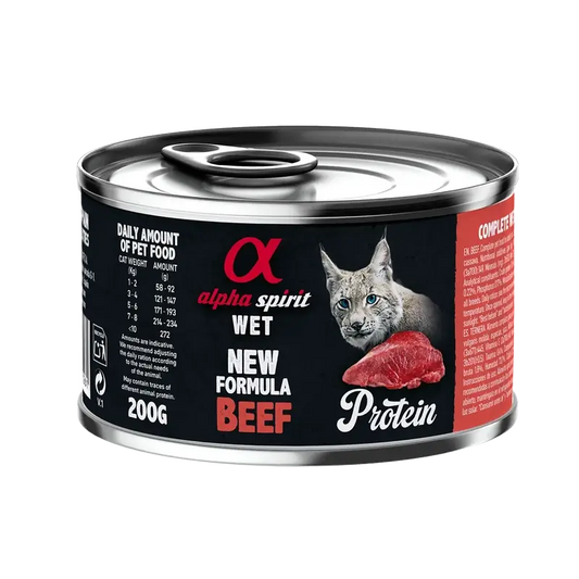 Alpha Spirit Feline Kalbfleisch Dosen Box 6X200Gr