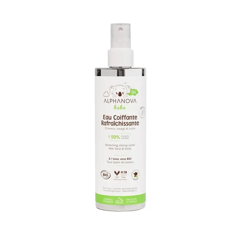 Alphanova Baby Erfrischendes Styling Wasser 200Ml. Bio