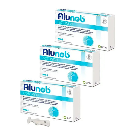 Aluneb Isotonic, Packung 3 x 15 Fläschchen 4 ml