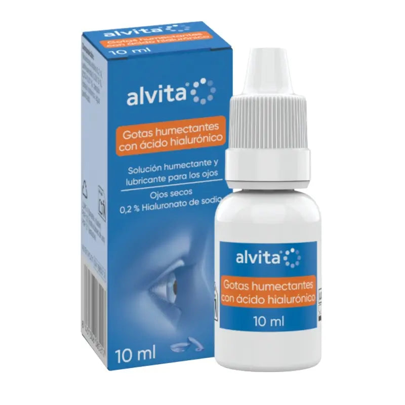Alvita Feuchtigkeitstropfen mit Hyaluronsäure, 10 ml