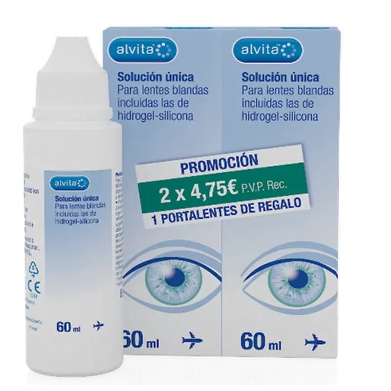 Alvita Einzellösung 2X60 Ml, 2 Einheiten à 60 ml
