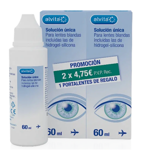 Alvita Einzellösung 2X60 Ml, 2 Einheiten à 60 ml
