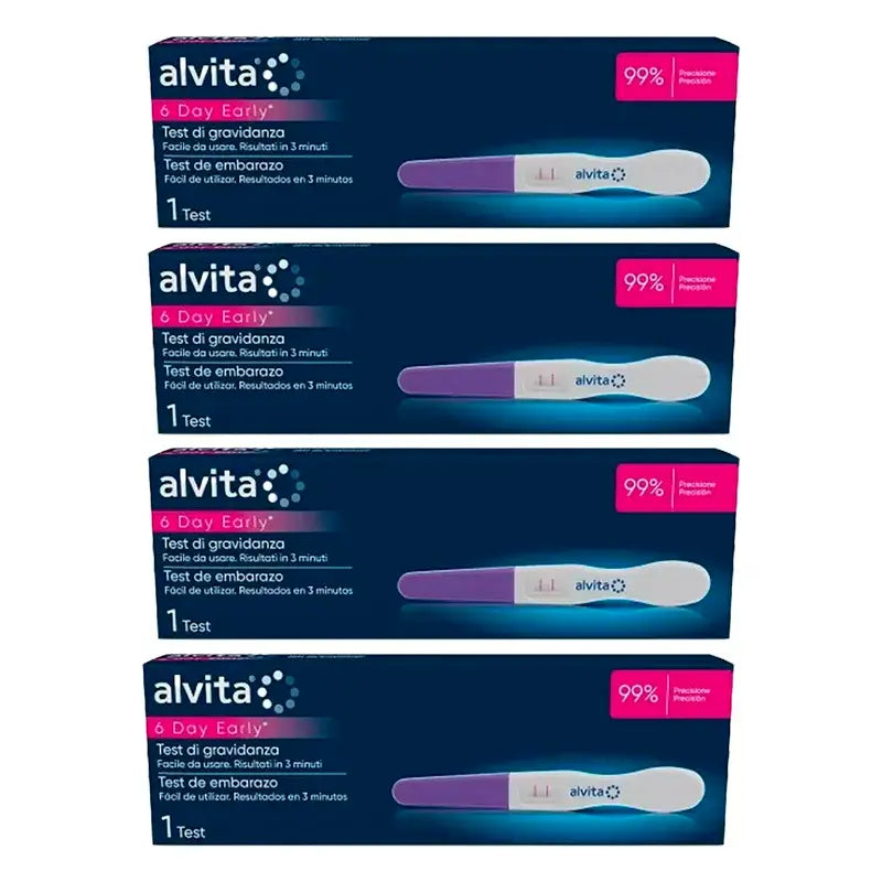 Alvita Ultrasensitive Schwangerschaftstest Packung 4 Einheiten