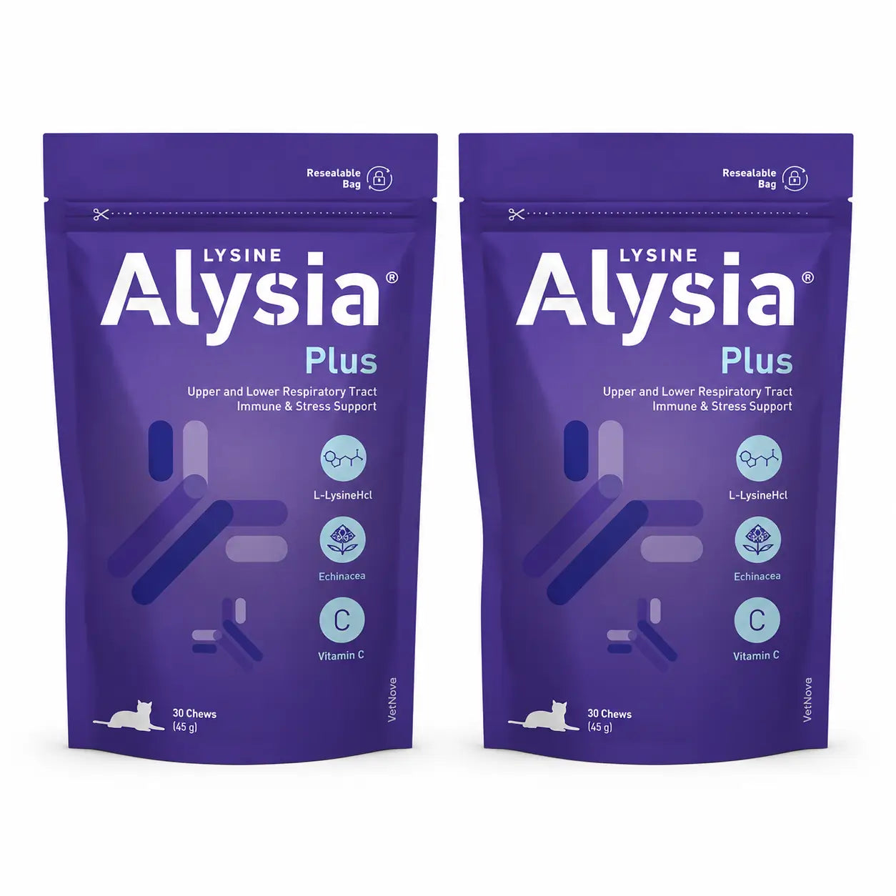 Alysia Vetnova Alysia Plus, 30 Kaugummis, Packung 2