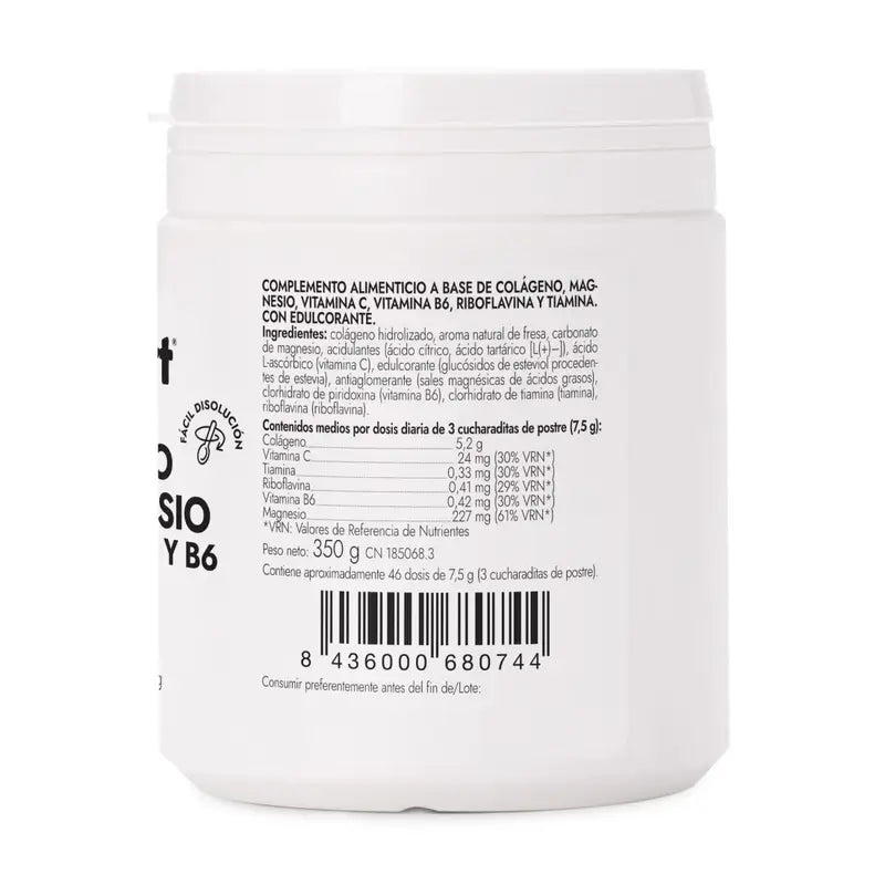 AML SPORT Kollagen mit Magnesium + Vitamin C + Vitamin B1 B2 B6 Erdbeergeschmack, 350 g