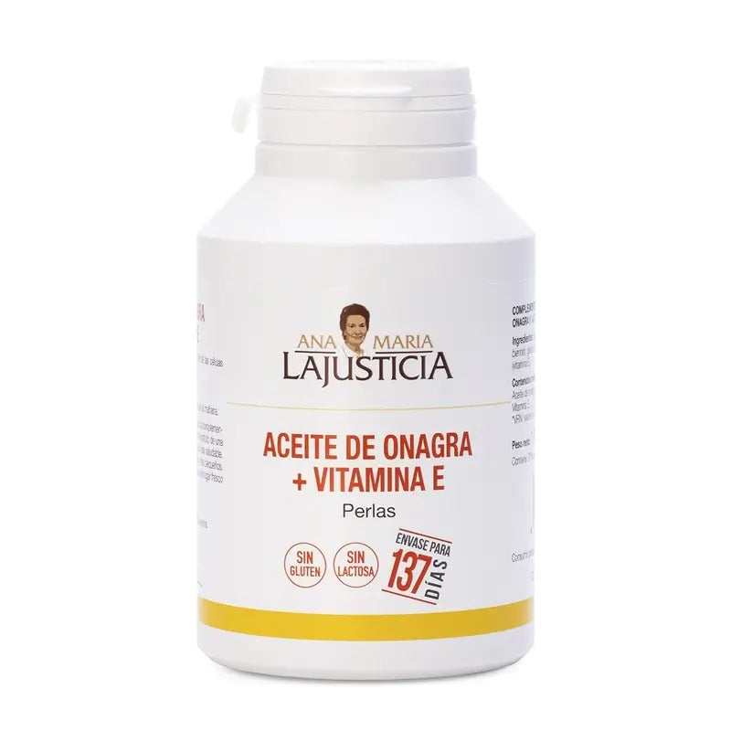 Ana Maria Lajusticia Nachtkerzenöl + Vitamin E, 275 Weichkapseln