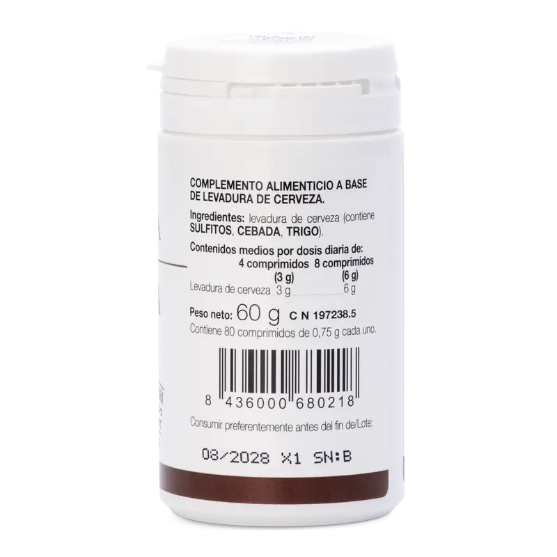 Ana Maria Lajusticia Bierhefe + Weizenkeime + Thiamin (B1), 80 Tabletten