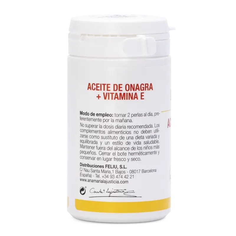 Ana Maria Lajusticia Nachtkerzenöl + Vitamin E, 80 Perlen