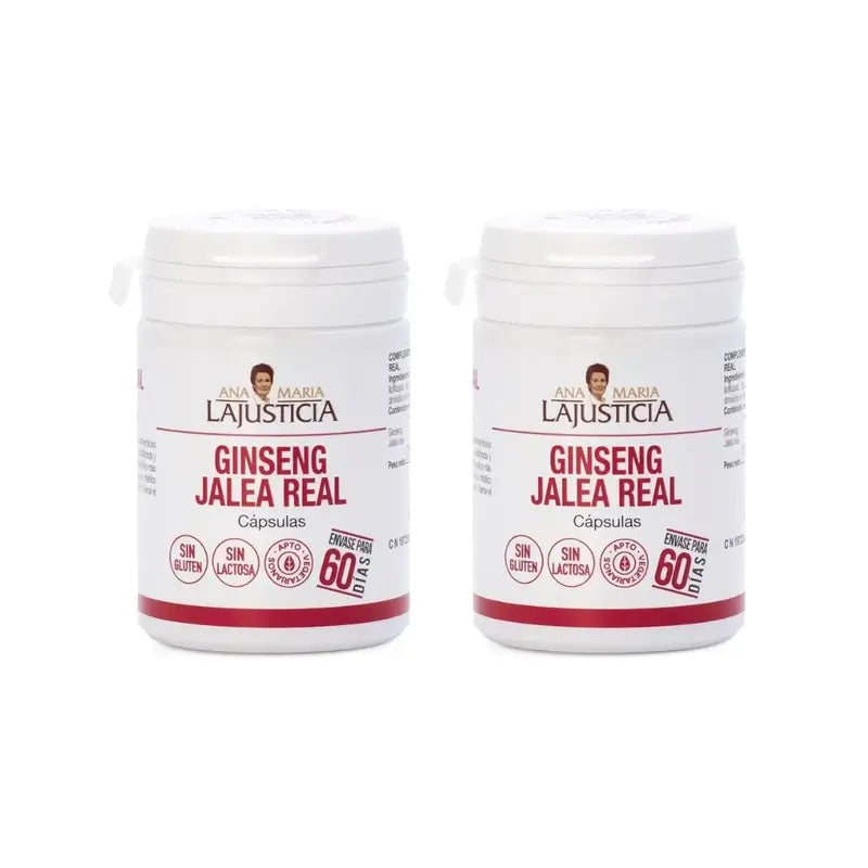 Ana Maria Lajusticia Ginseng mit Gelée Royale, 2x60 Kapseln