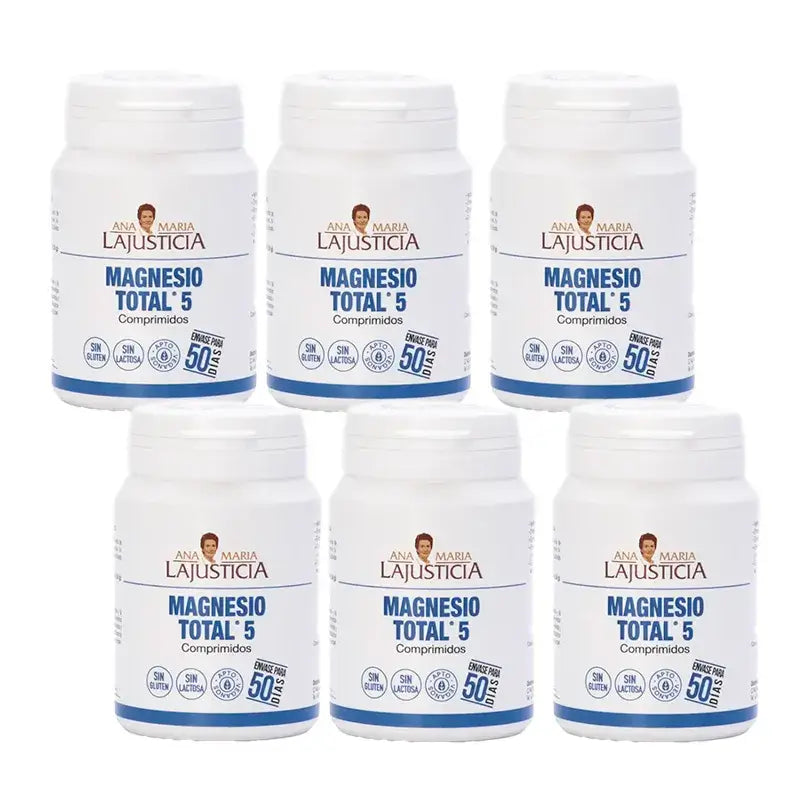 Ana Maria Lajusticia Magnesio Total5, Packung 6 x 100 Tabletten