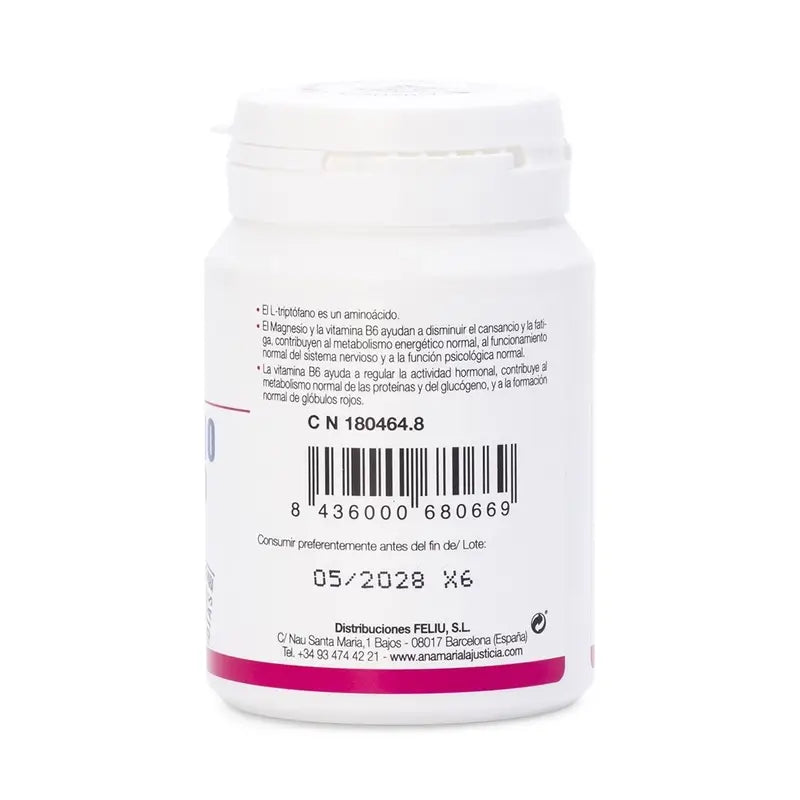 Ana Maria Lajusticia Tryptophan mit Magnesium + Vitamin B6, 60 Tabletten