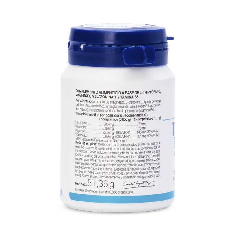 Ana Maria Lajusticia Tryptophan mit Melatonin + Magnesium und Vitamin B6, 60 Tabletten