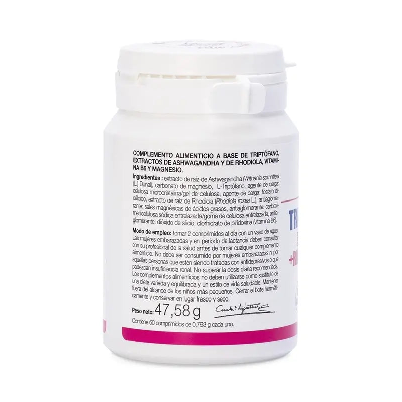 Ana Maria Lajusticia Tryptophan Plus mit Ashwagandha + Rhodiola und Magnesium, 60 Tabletten