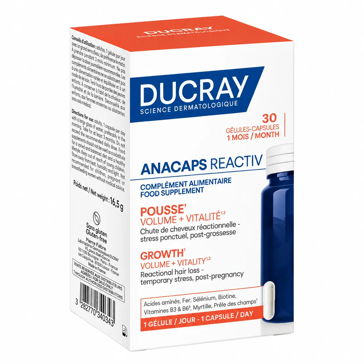 Ducray Anacaps Reactiv 30 Kapseln
