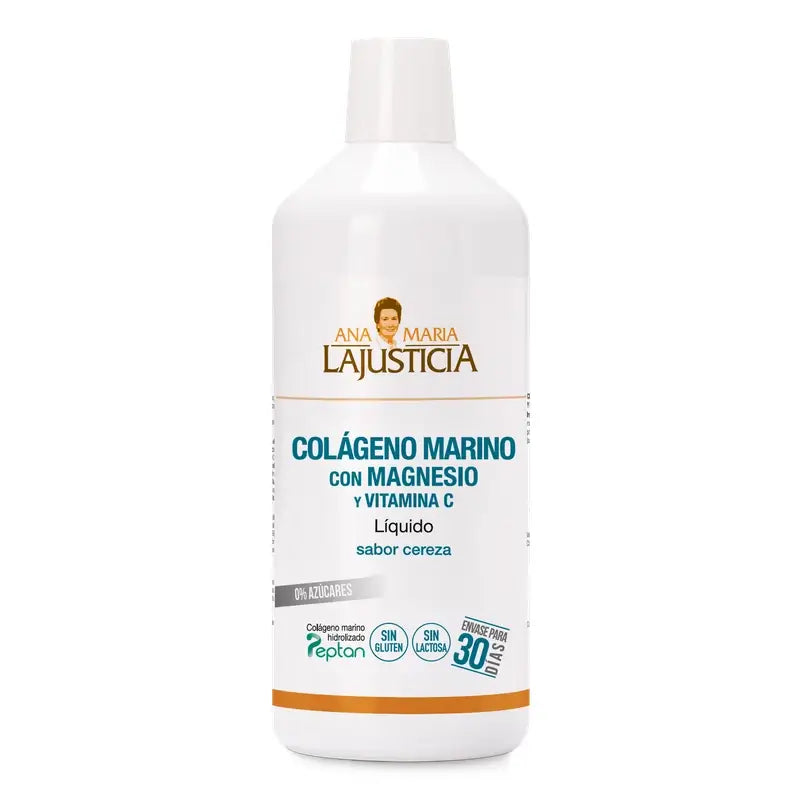Anamarialajusticia Meereskollagen mit Magnesium + Vitamin C, 1 l