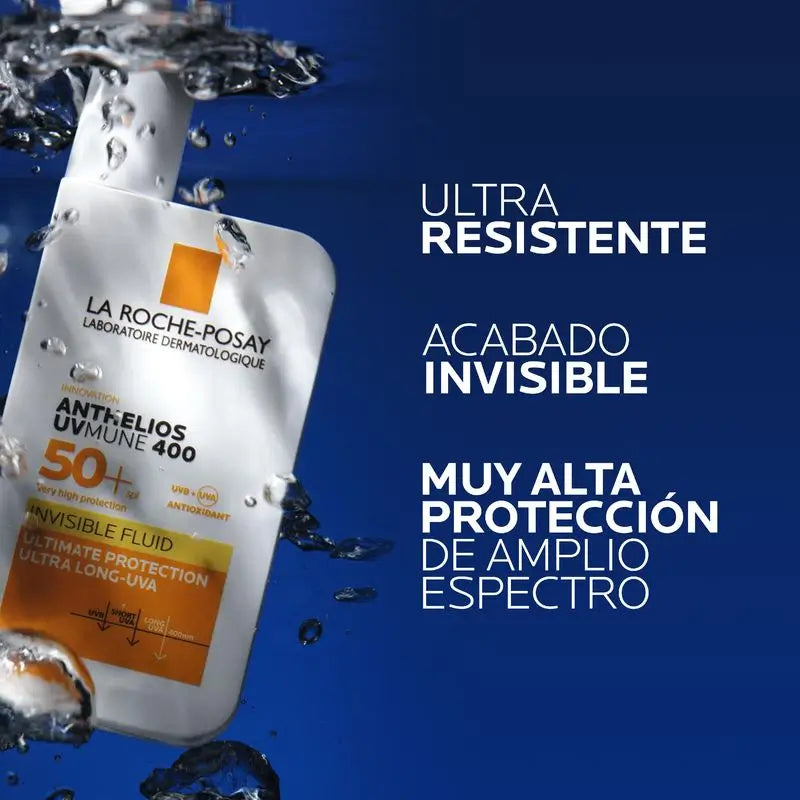 La Roche-Posay Anthelios Uv-Mune 400 Unsichtbares Fluid SPF50+ 50 ml